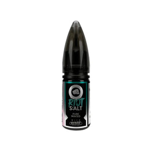Riot Squad Pure Minted Flavour Nic Salt 10ml E-liquid perfect for Refillable Vape Kits