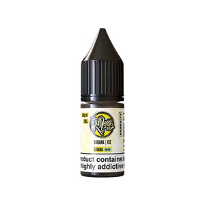 Ruthless Bar Saltz 10ml Nic Salt B.Nana On Ice Flavour Perfect for Pod Vape Kits