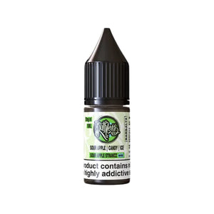 Ruthless Bar Saltz 10ml Nic Salt Sour Apple Strawzz On Ice Flavour Perfect for Pod Vape Kits