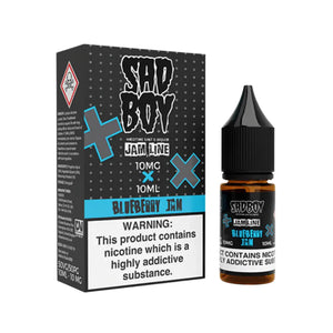 Sadboy Blueberry Jam Flavour 10ml Nic Salt E-liquid perfect for Refillable Vape Kits