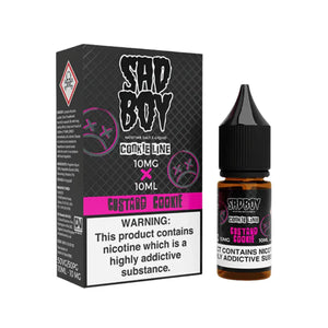 Sadboy Custard Cookie Flavour 10ml Nic Salt E-liquid perfect for Refillable Vape Kits