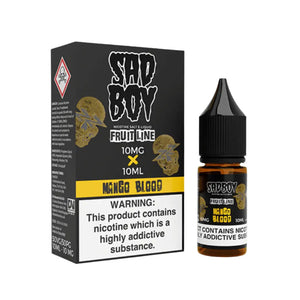 Sadboy Mango Blood Flavour 10ml Nic Salt E-liquid perfect for Refillable Vape Kits