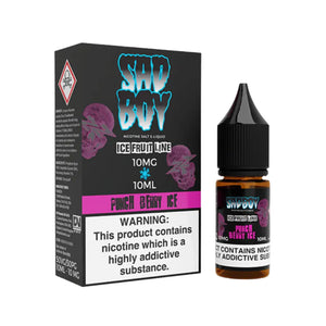 Sadboy Punch Berry Ice Flavour 10ml Nic Salt E-liquid perfect for Refillable Vape Kits