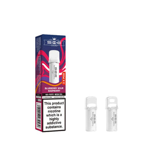SKE Crystal Vape Pro Prefilled Pod Blueberry Sour Raspberry Flavour for the SKE Crystal Vape Pro 600 Prefilled Pod Vape Kit