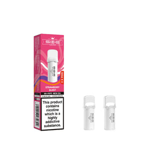 SKE Crystal Vape Pro Prefilled Pod Strawberry Burst Flavour for the SKE Crystal Vape Pro 600 Prefilled Pod Vape Kit