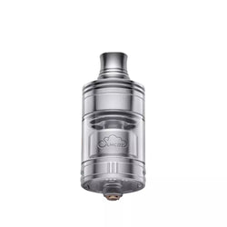 SLMCDZ RTA by Republic of Vape in matte black and polished stainless steel rebuildable tank atomisers