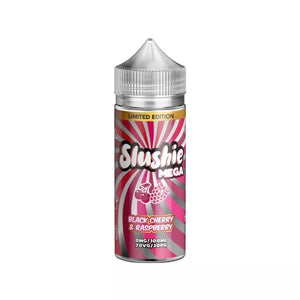 Slushie Mega Black Cherry & Raspberry Flavour 100ml Vape Juice 70vg/30pg ratio great for DTL Vaping with Sub-ohm Kits & Sub-ohm Tanks