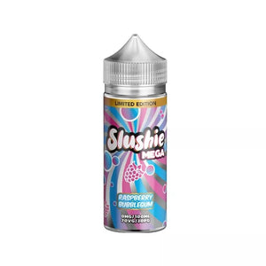 Slushie Mega Raspberry Bubblegum Flavour 100ml Vape Juice 70vg/30pg ratio great for DTL Vaping with Sub-ohm Kits & Sub-ohm Tanks