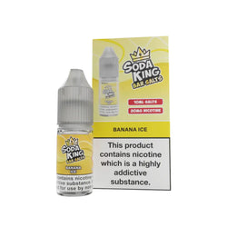 soda king bar salts - 5 x 10ml bottle of vape juice lined up