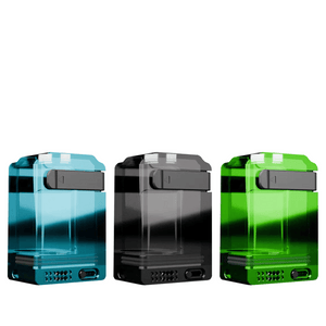 Three Suicide Mods Crypt Boro Tank V2 in blue, black, and green.