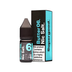 Supergood Butter 06 10ml Nic Salt E-liquid - Perfect for refillable vape kits