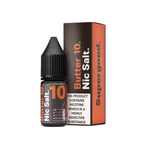 Supergood Butter 10 10ml Nic Salt E-liquid - Perfect for refillable vape kits
