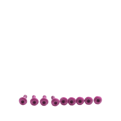 SXK Replacement Coloured Screw Set for the SXK Billet Box V4 70W/DNA 60W Box Mod Kit in yellow, white, red, green, purple, and blue.