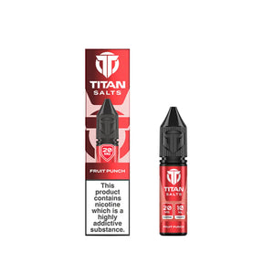 Titan Vape 10ml Nic Salt Fruit Punch Flavour perfect for Pod Vape Kits