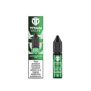 Titan Vape 10ml Nic Salt Watermelon Ice Flavour perfect for Pod Vape Kits