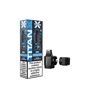 Titan X Refill Pods for the Titan X Vape Kit - Blue Raspberry Flavour