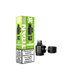 Titan X Refill Pods for the Titan X Vape Kit - Sour Apple Flavour