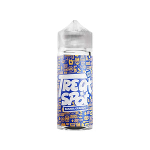 Treat Spot Banana Grahams Flavour 100ml Shortfill E-liquid Perfect for Pod Vape Kits & MTL Vape Tanks