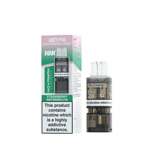 Juicy Pod Novamax 10K Prefilled Pod Refills New Flavour - Strawberry Watermelon Flavour