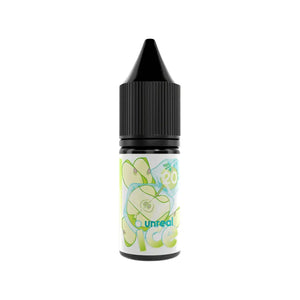 Unreal Ice Apple Ice Flavour 10ml Nic Salt E-liquid perfect for refillable vape kits