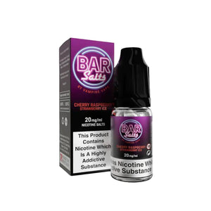 Vampire Vape Cherry Raspberry Strawberry Ice Flavour Bar Salt E-Liquid - Perfect for Refillable Vape Kits