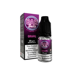 Vampire Vape Grape Flavour Bar Salt E-Liquid - Perfect for Refillable Vape Kits