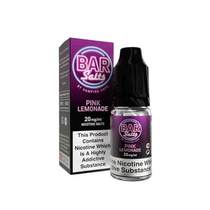 Vampire Vape Pink Lemonade Flavour Bar Salt E-Liquid - Perfect for Refillable Vape Kits