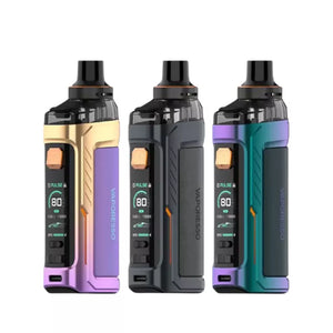 Three Vaporesso Armour G Pod Kits In New Colours.
