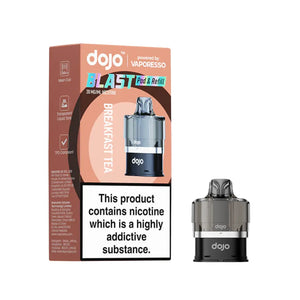 Vaporesso Dojo Blast 6000 Prefilled Pod Breakfast Tea Flavour for The Vaporesso Dojo Blasy 12K Prefilled Kit