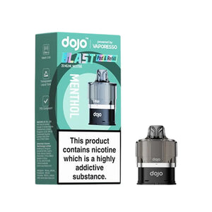 Vaporesso Dojo Blast 6000 Prefilled Replacment pod Menthol Flavour For The Dojo 12k Prefilled Kit