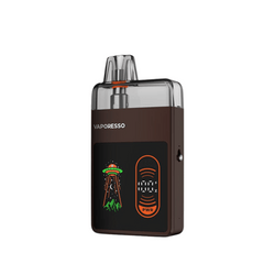 Three Vaporesso Eco Nano Pro Pod Kits in green, red, and black with sleek designs.