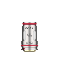 Vaporesso GTI dual mesh coil 0.2ohm - packaging with coils on a white background