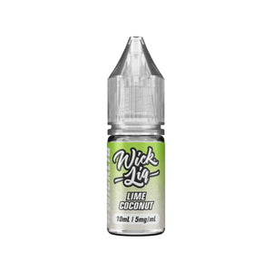 Wick Liq 10ml Nic Salt E-liquid in Lime Coconut Flavour
