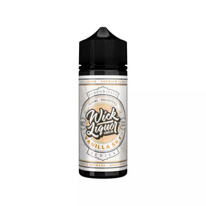 Wick Liquor serendipity 100ml shortfill vape juice vanilla sky flavour 0mg great for DTL Vaping with sub-ohm vape tanks or sub-ohm vape kits