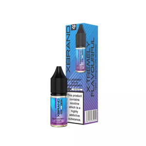 XBRAND Blueberry Sour Raspberry Flavour 10ml Nic Salt E-liquid great for MTL Vaping with a Refillable Pod Vape
