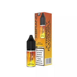 XBRAND Cola Lemonade Flavour 10ml Nic Salt E-liquid great for MTL Vaping with a Refillable Pod Vape