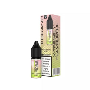 XBRAND Strawberry Kiwi Flavour 10ml Nic Salt E-liquid great for MTL Vaping with a Refillable Pod Vape