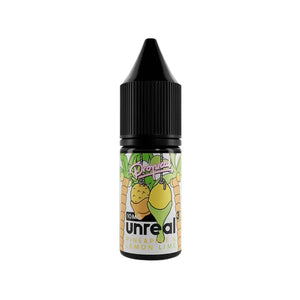 Unreal3 Propical Pineapple & Lemon Lime Flavour 10ml Nic Salt perfect for Refillable Vape Kits