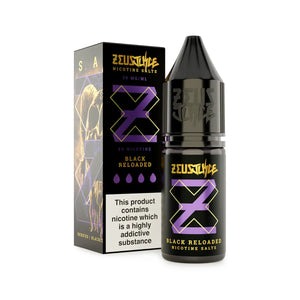 Zeus Juice 10ml Nic Salt Black Reloaded Flavour perfect for Pod Vape Kits