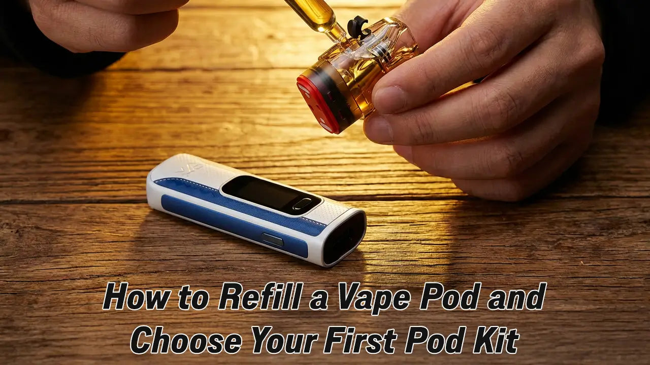 How to Refill a Vape Pod | Beginner Pod Kit Guide | Ecigone How to Refill a Vape Pod | Beginner Pod Kit Guide | Ecigone