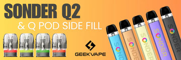 geekvape sonder q2 & Q pods side fill review