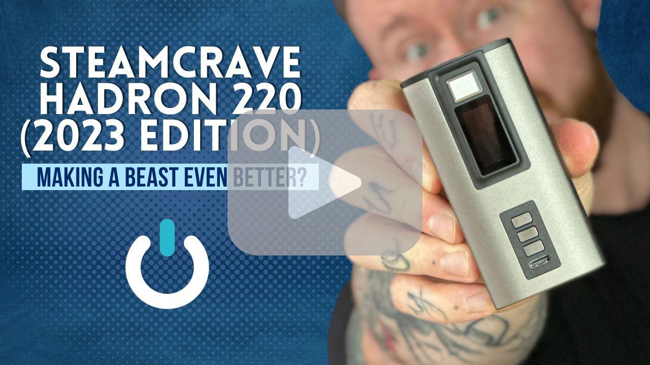 Steam Crave Hadron 220 (2023 EDITION) - Making a beast even better ? - Ecigone Vape Shop UK