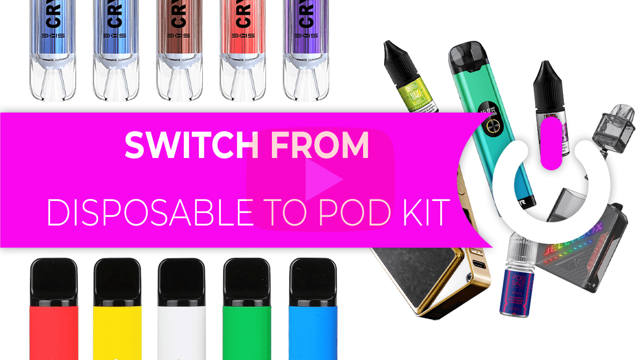 Switch From Disposable to Pod Kit - Ecigone Vape Shop UK