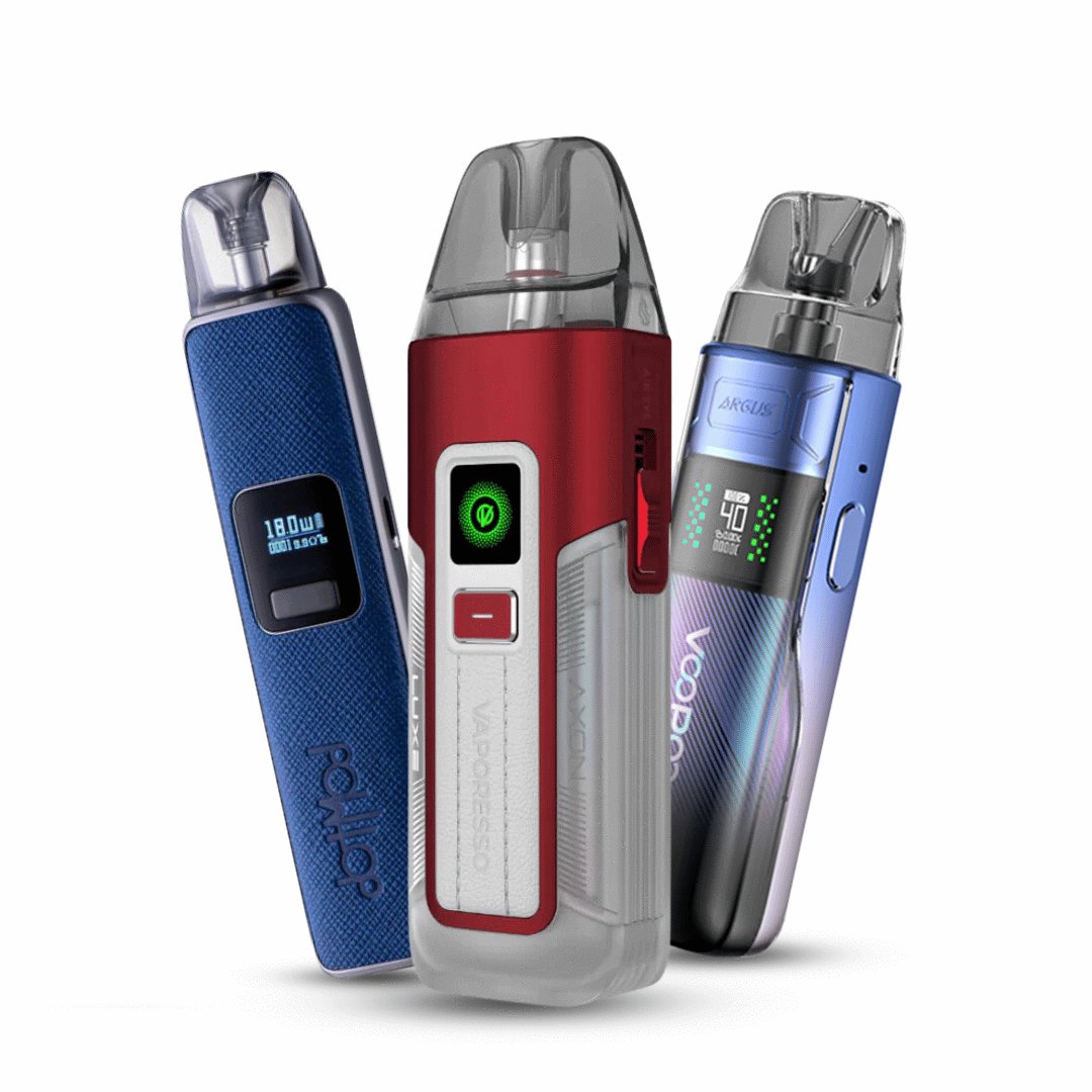 Pod Vape Kits | Rechargeable Vapes | Prefilled & Refillable Pods