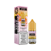 FireRose 5000 Nic Salts Pineapple Peach Mango e-liquid bottle and box, 10ml, 20mg nicotine.