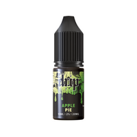 Drip Apple Pie e-liquid bottle, 10ml, 2%, with green apple graphics on a black label.