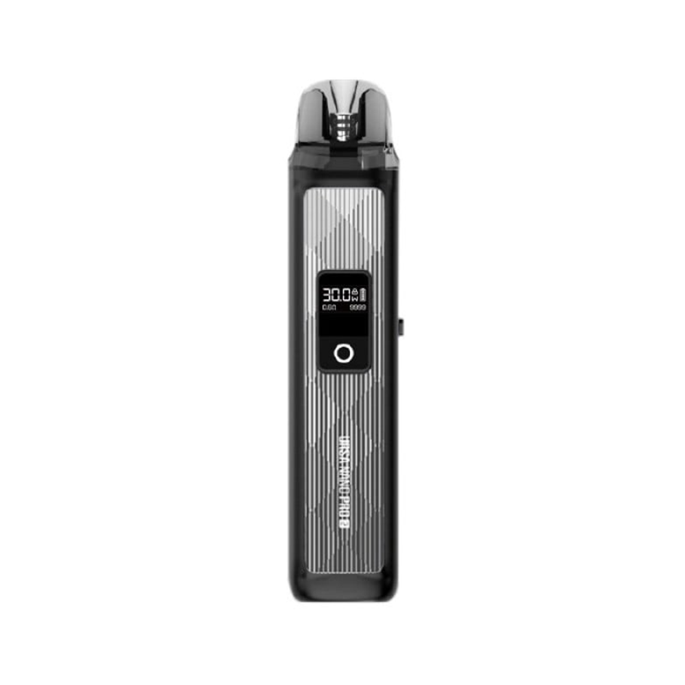 Vaporesso XROS 3 vape pen with digital display and sleek black design.