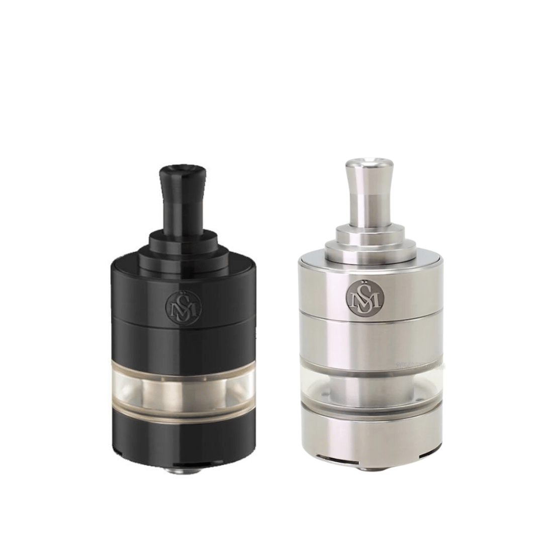 5AVape Kayfun X Mini MTL RTA in black and silver finishes.