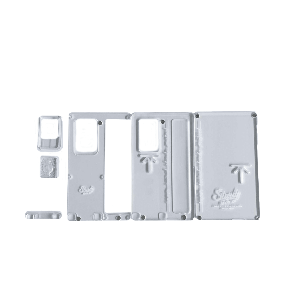 Sturdy Style panel cover set for Cthulhu AIO Mod Kit, displayed on a white background.