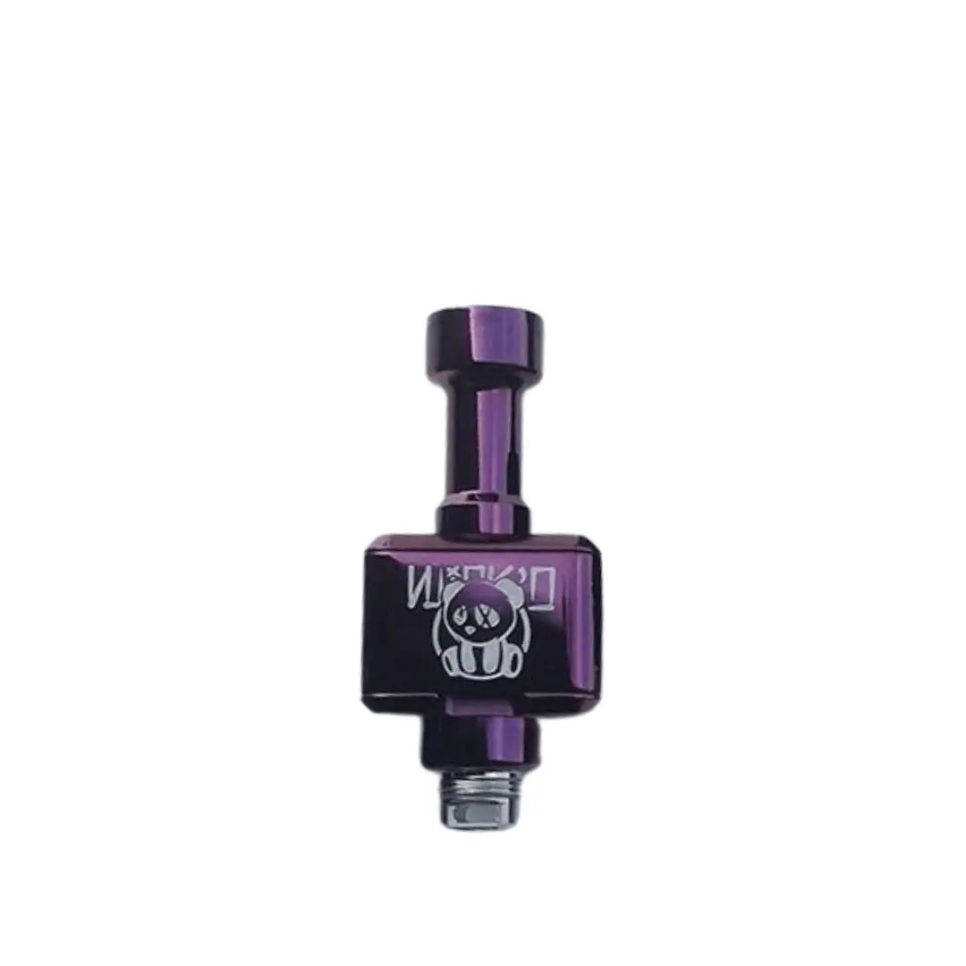 Purple 5AVape Wick'D Reviv D Style RBA with logo on a white background.